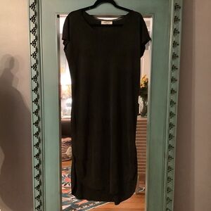 Double Zero Classic‎ Black Midi Dress